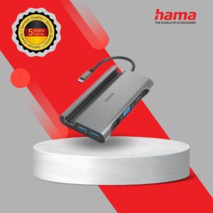 Hama 7in1  USB-C Multiport Adapter and Holder (200102)