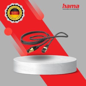 Hama CAT8 Halogen Free ,Double shielded Network Cable 40GPS 5M (200694)