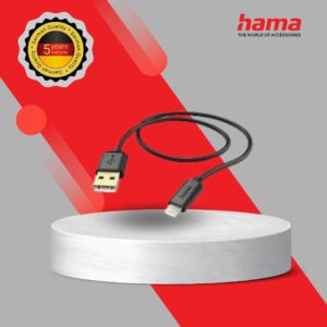 Hama Data Lightning Cable 1M Black(173635)