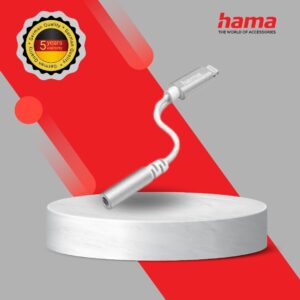 Hama Lightning to Aux Audio Adapter(187210)