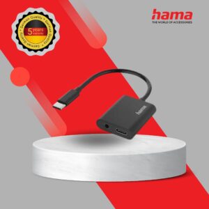 Hama USB-C 2in1 Aux &USB-C Audio Adapter (200319)