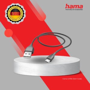 HAMA DATA CABLE MICRO-USB BLACK 1.5M (201586)