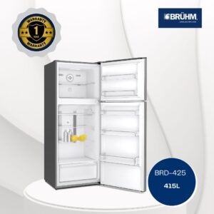 BRUHM BRD-425TENI 415LITRES NO-FROST DOUBLE DOOR FRIDGE