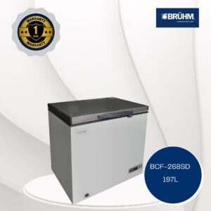 BRUHM SINGLE DOOR CHEST FREEZER 197LTS BCF-268SD
