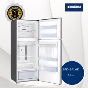BRUHM BFD-341MN 341LITRES NO-FROST DOUBLE DOOR WITH DISPENSER