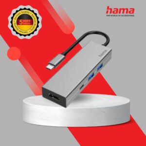 HAMA 4in1 USB-C MULTIPORT ADAPTER WITH HDMI (200107)