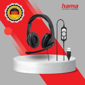 HAMA PC OFFICE HEADSET WITH USB HS-USB300 (139924)