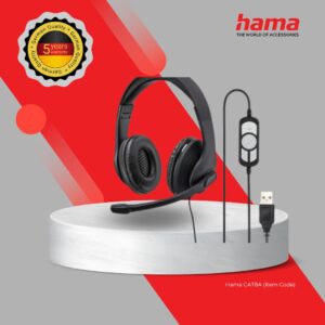 HAMA PC OFFICE HEADSET WITH USB HS-USB300 (139924)