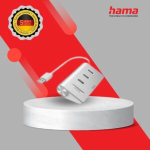 HAMA 5in1 USB-A MULTIPORT WITH CARD READER (200124)