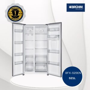 BRUHM SIDE BY SIDE REFRIGERATOR BFX-529ENG