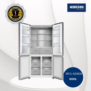 BRUHM QUAD DOOR 600L REFRIGERATOR BFQ-592EN