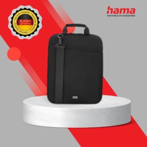 HAMA "BUSINESS TO GO" LAPTOP SLEEVE WITH STRAP & HANDLES BLACK (222077)
