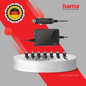 HAMA UNIVERSAL CAR NOTEBOOK POWER SUPPLY 70W (200008)
