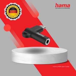 HAMA USB-C  TO 3.5MM AUX 90degree ADAPTER (201701)
