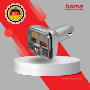 HAMA FM TRANSMITTER WITH BT HANDS-FREE (201631)