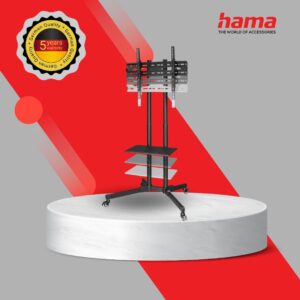 HAMA TROLLEY TV CART(with Tilt)& Shelf 32-75'' (220874)