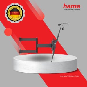 HAMA FULL MOTION TV WALL BRACKET 32''-84'' (220839)