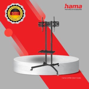 HAMA TROLLEY TV CART(with Tilt)& Shelf 32-75'' (220874)