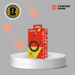 CANYON CHARGING CABLE USB-A TO USB-C 120CM 18W