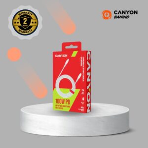 CANYON CHARGING CABLE USB-C TO USB-C 200CM 100W WHITE