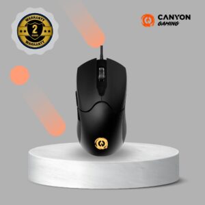CANYON GAMING 6 BUTTON WIRED MOUSE ACCEPTER GM-211 BLACK