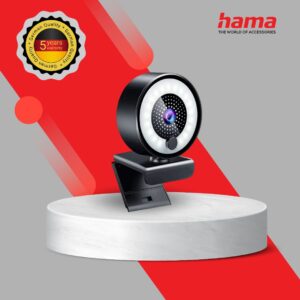 HAMA QHD RING LIGHT WEBCAM WITH SPY PROTECTION C-850 PRO (139989)