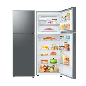 Samsung 393lt Top Mount 2D NoFrost Fridge Silver RT38CG6421