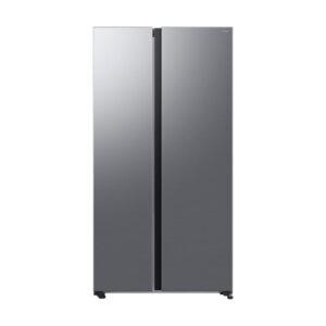 Samsung 647lt Twin Cooling SBS Fridge Silver RS62R500