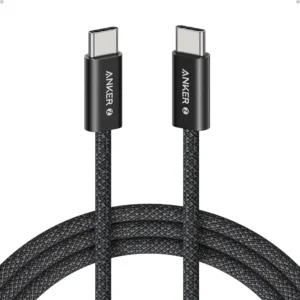 ANKER ZOLO USB-C TO USB-C CABLE (1M, 240W) BLACK (3.3FT) (A8060H11)