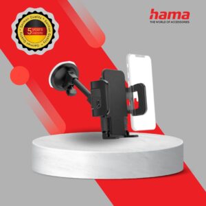 HAMA COMPACT ADJUSTABLE UNIVERSAL MOBILE PHONE HOLDER (201502)