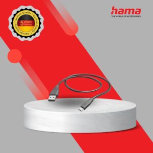 HAMA USB CHARGING CABLE USB 2.0 USB-C 0.2M BLACK (201604)