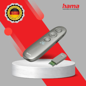 HAMA WIRELESS PRESENTER WITH SPOT-POINTER, ZOOM AND LASER (139917)